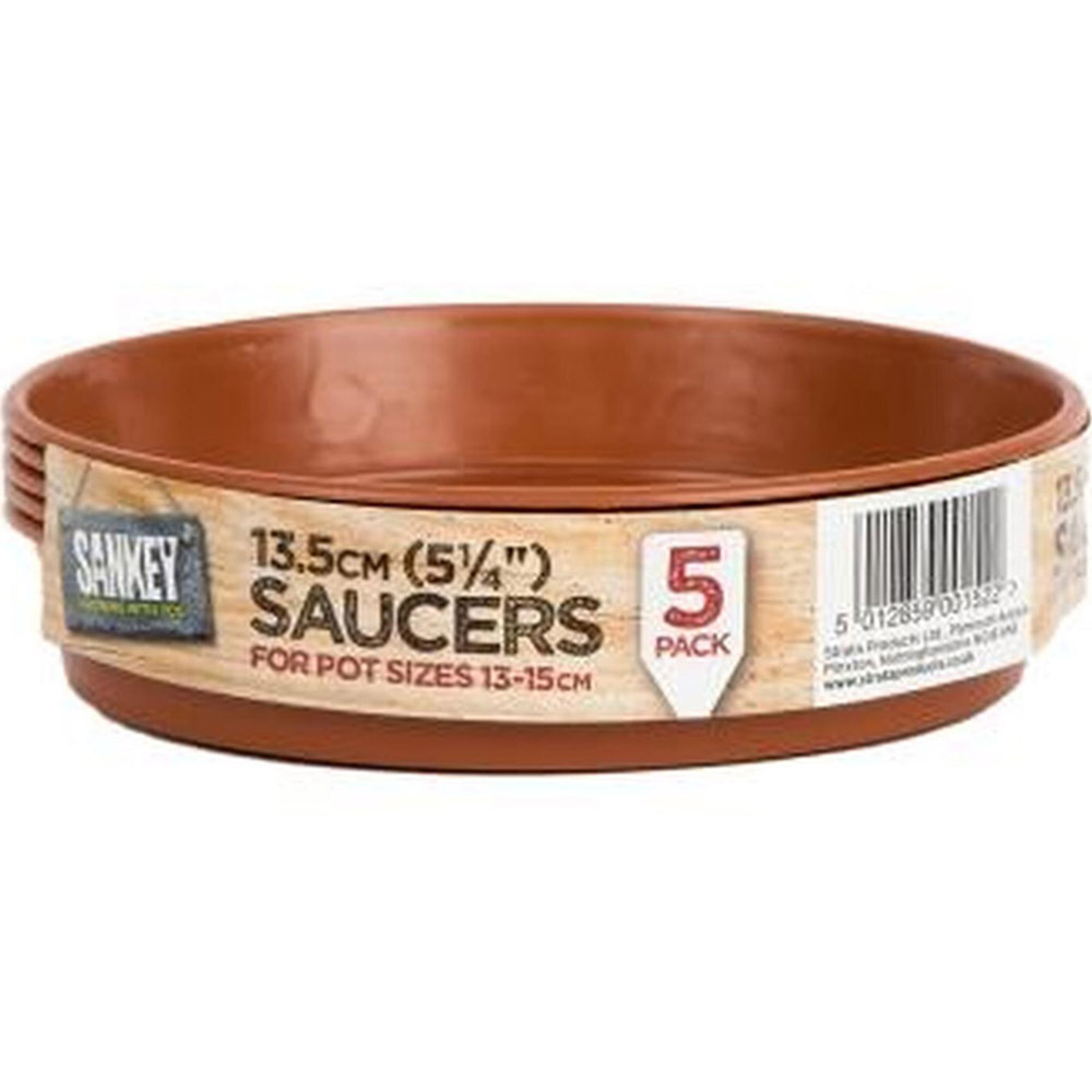 Pack of Five Grow Saucers - 14cm Image 1
