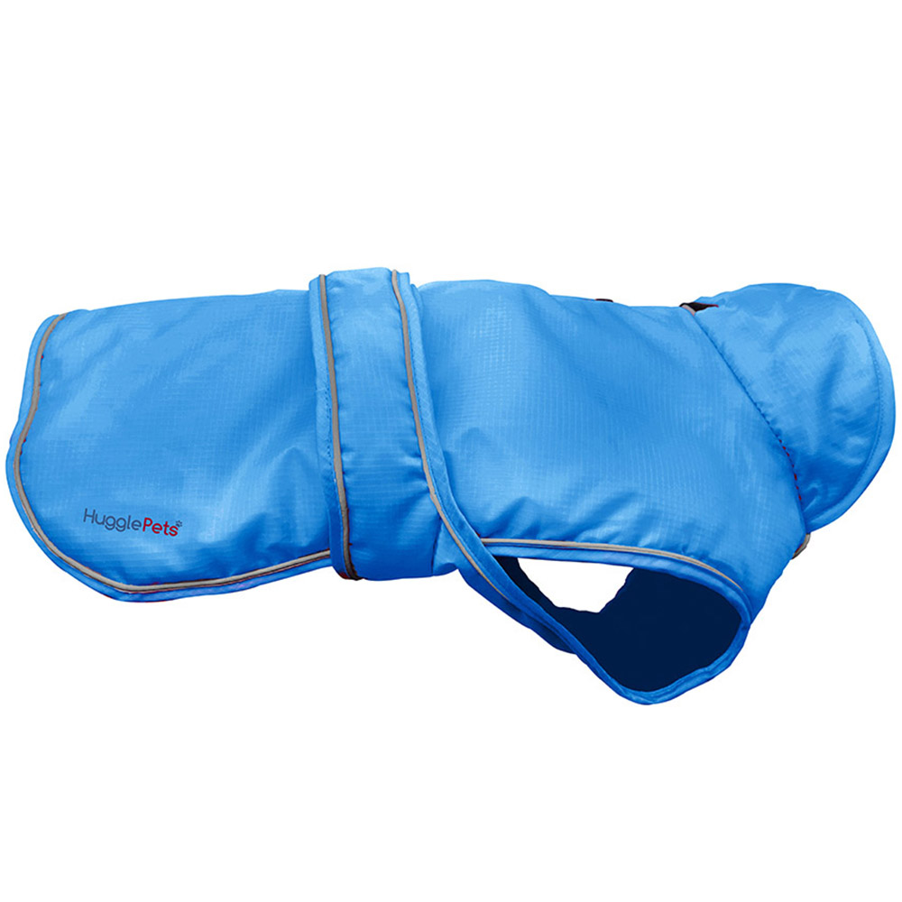 HugglePets Extra Large Arctic Armour Waterproof Thermal Blue Dog Coat Image 2