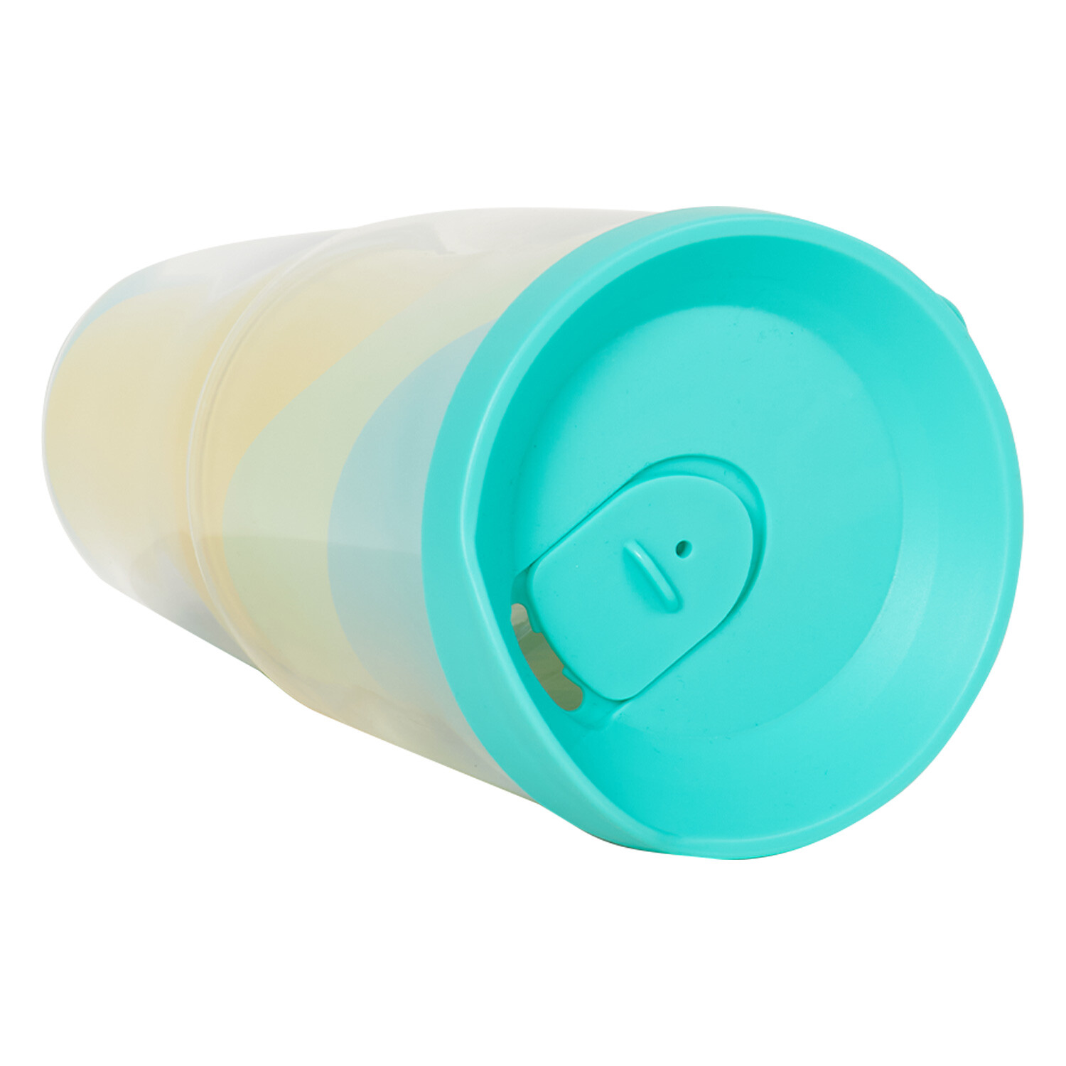 Bold Wave Teal 670ml Tumbler with Straw - Teal Image 4