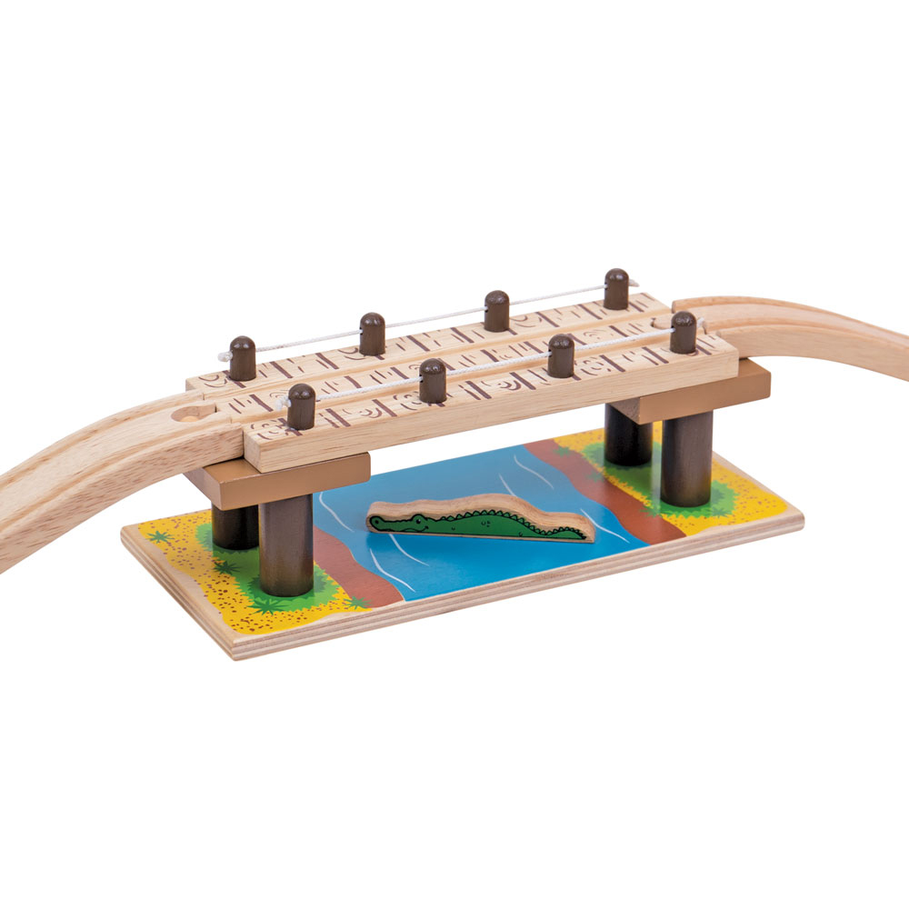 BigJigs Toys Rail Safari Rope Bridge Image 3