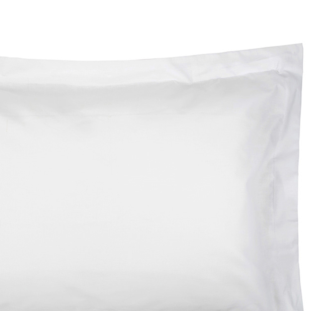 Serene Oxford White Pillowcase Image 2
