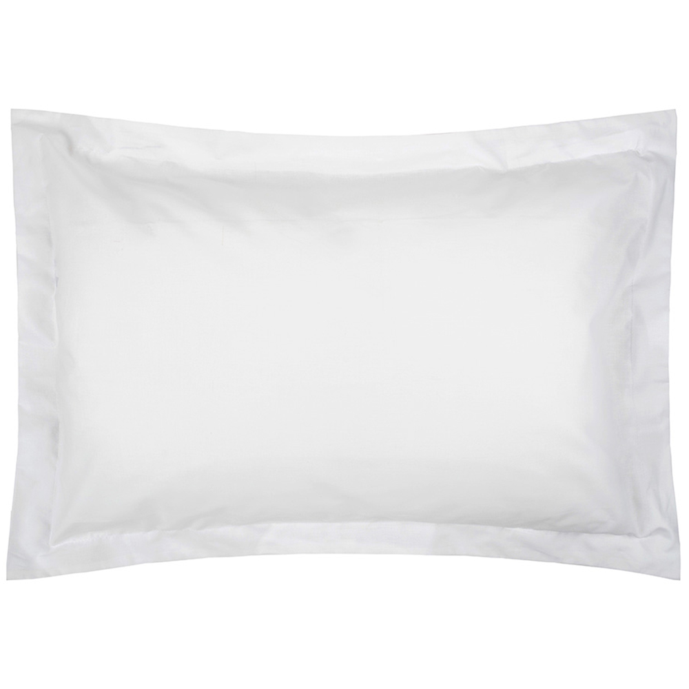 Serene Oxford White Pillowcase Image 1