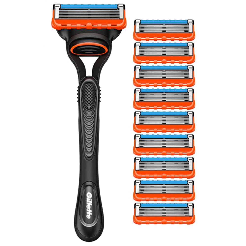 Gillette Fusion Men’s Razor with Blade Refill 10 Pack Image 1