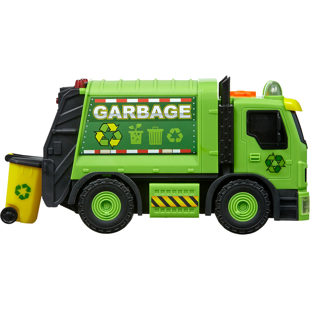 Nikko Road Rippers City Service Fleet Green Garbage Truck Image 2