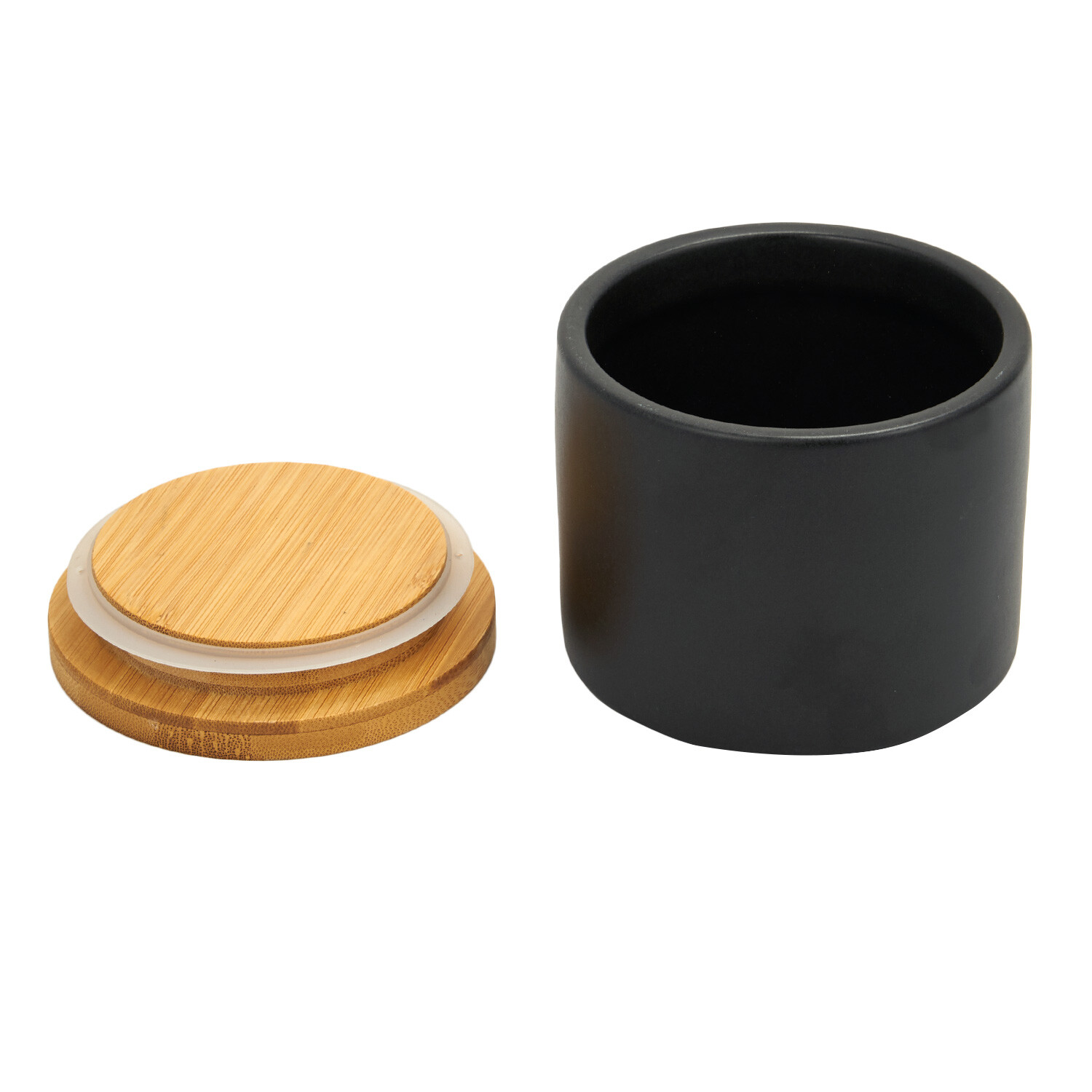 Malmo Stacking Canister - Black Image 3
