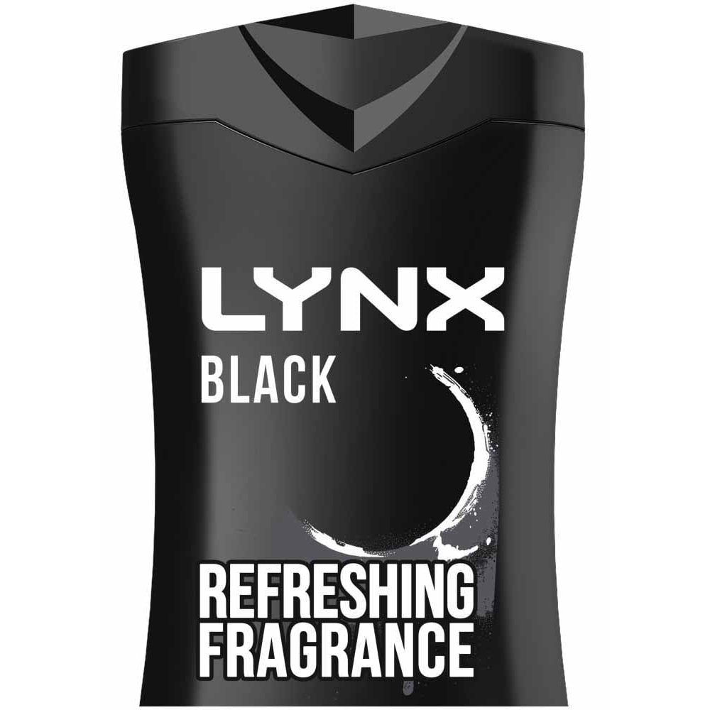 Lynx Shower Black Gel 225ml Image 2
