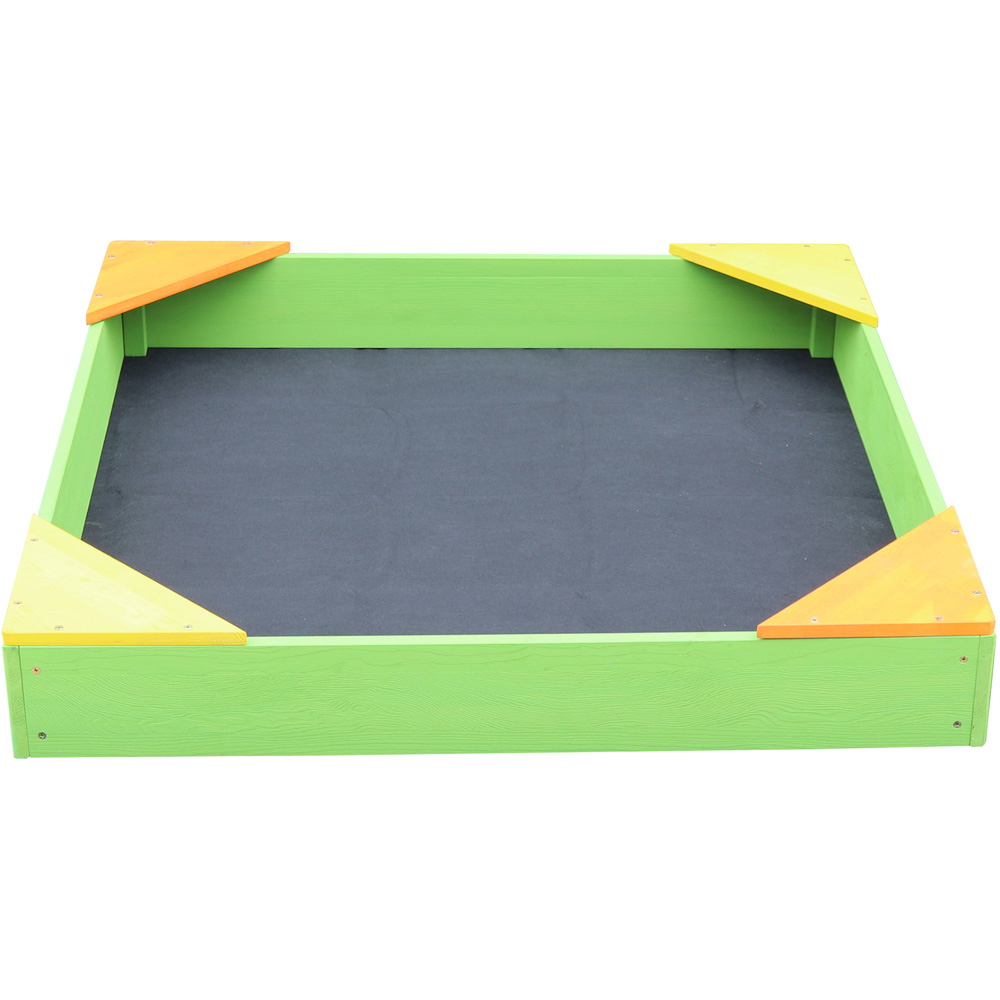 Liberty House Toys Kids Basic Sandpit with Cover Image 4