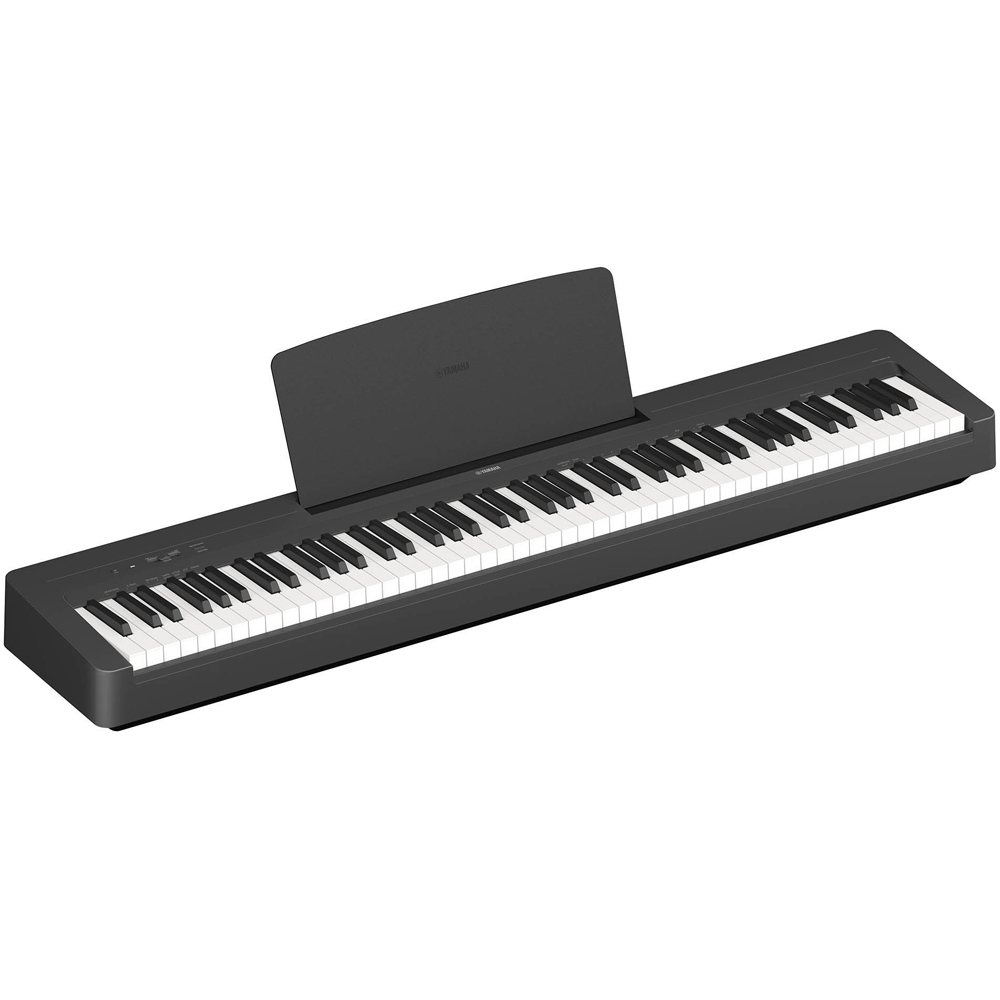 Yamaha P145 Portable Piano in Black Package Image 2