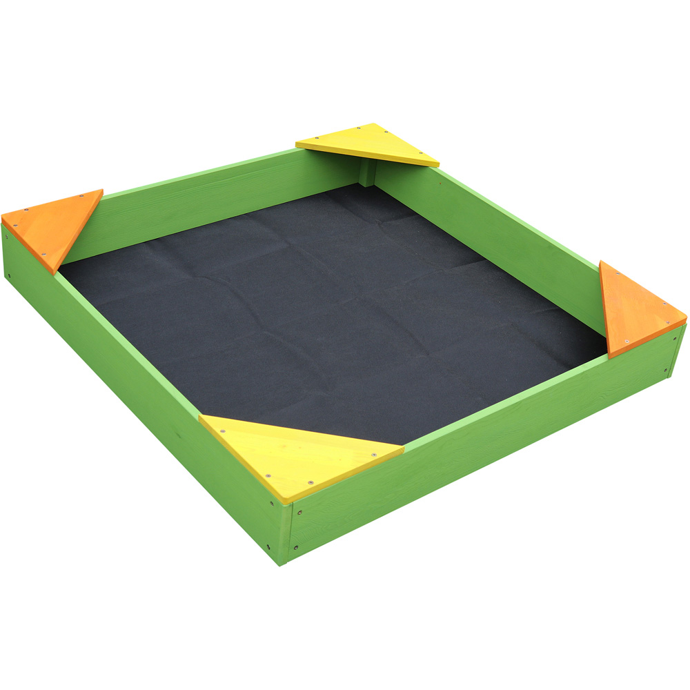 Liberty House Toys Kids Basic Sandpit with Cover Image 3