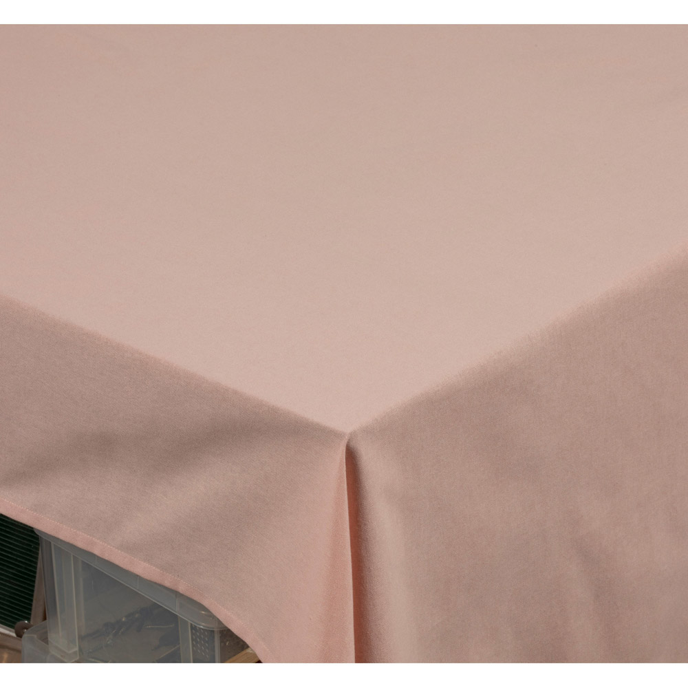AVON Blush Pink Cotton Tablecloth 140 x 240cm Image 2