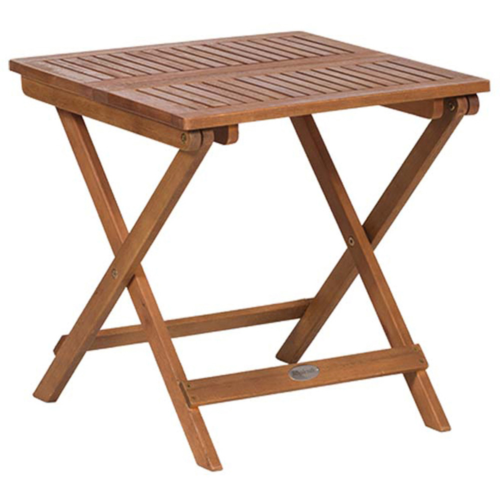 Mini Folding Wooden Side Table Image 2