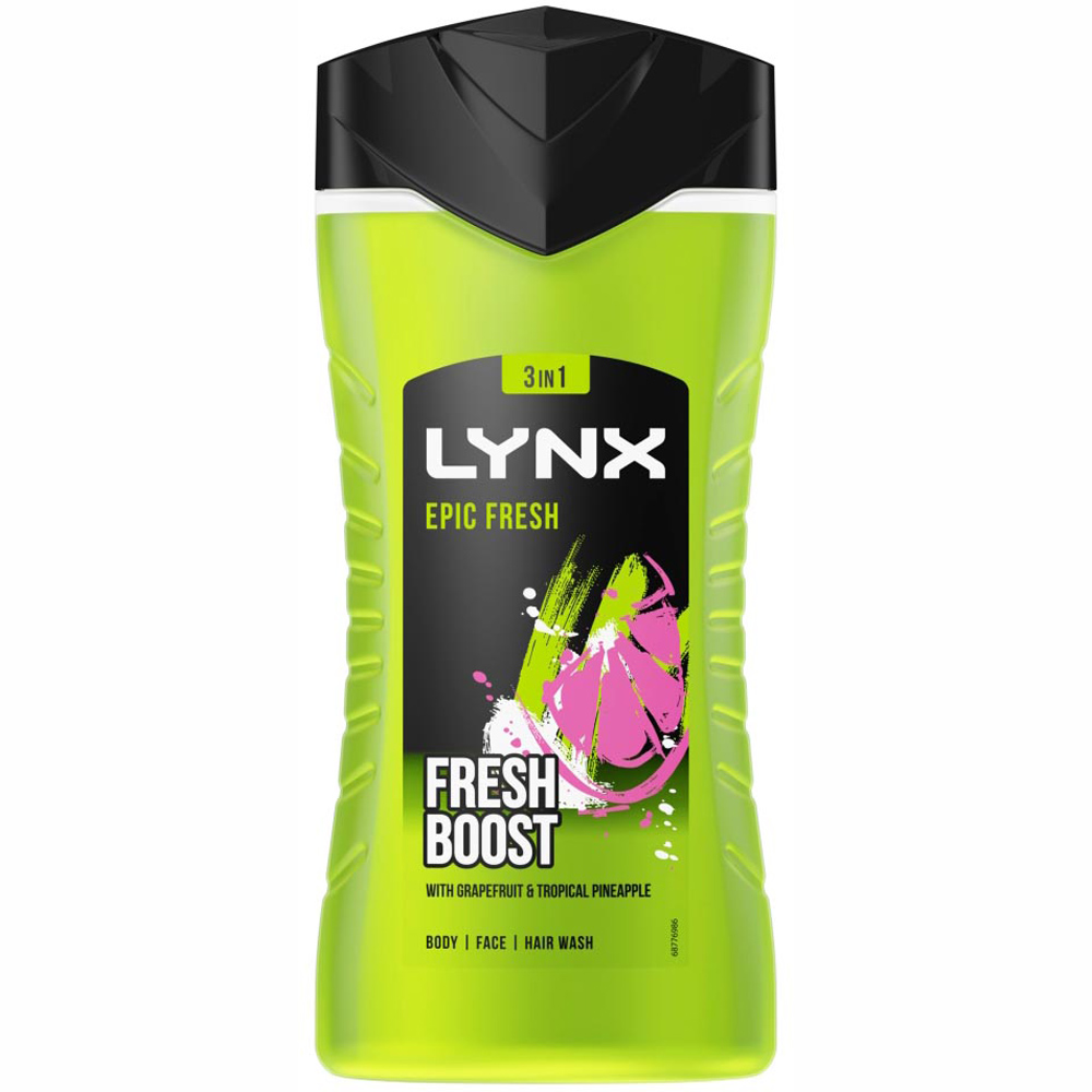 Lynx Shower Gel Epic Fresh 225ml Image 1
