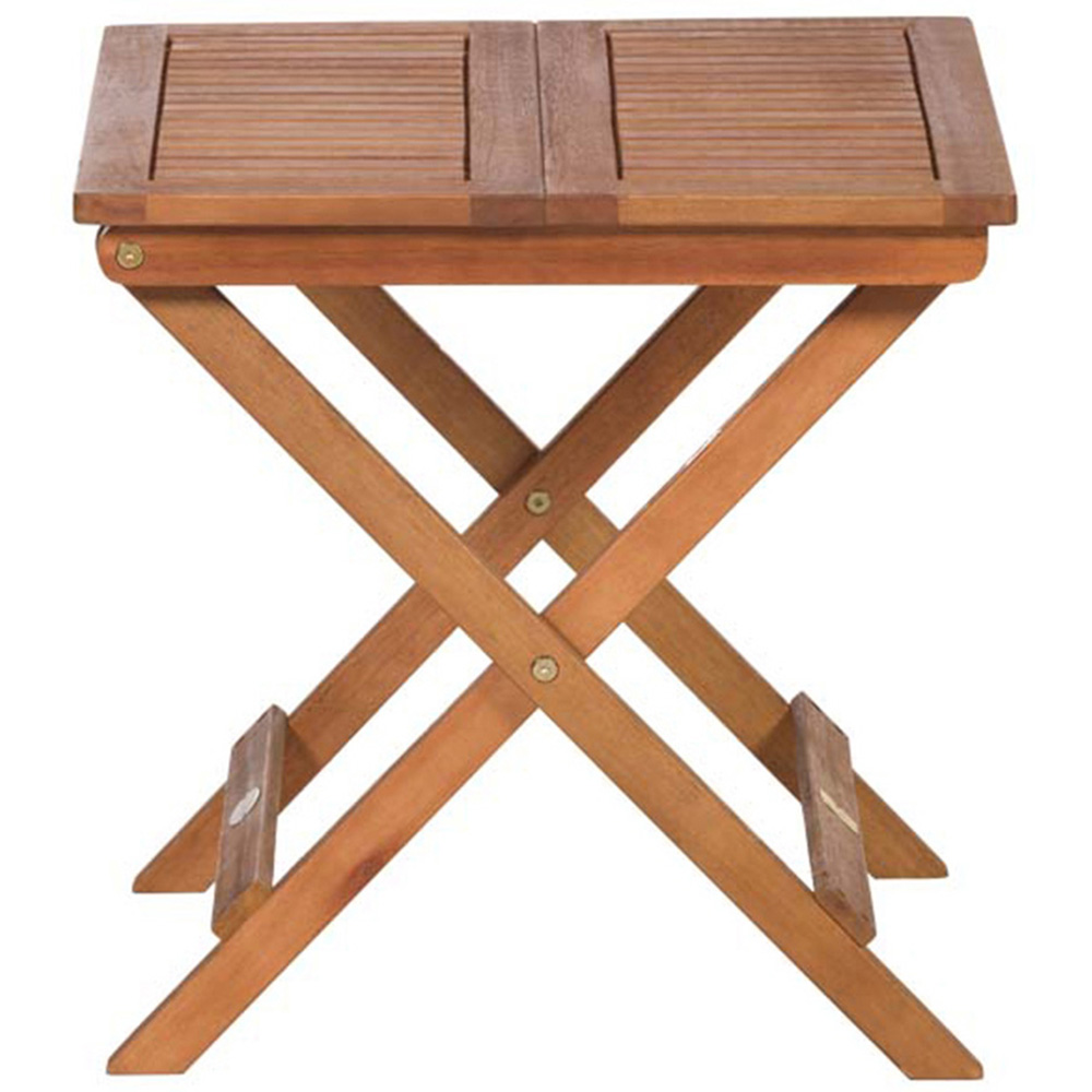 Mini Folding Wooden Side Table Image 4