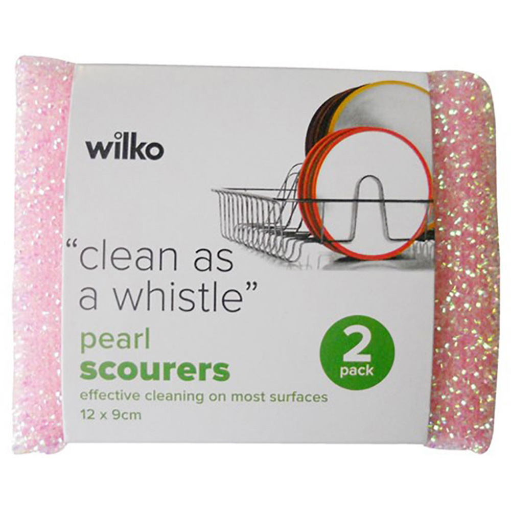 Wilko Pearl Scourers 2 pack Image 1