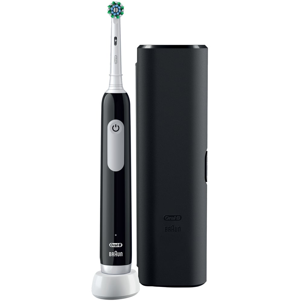 Oral-B Pro Series1 Cross Action Black Electric Toothbrush with Case Image 2