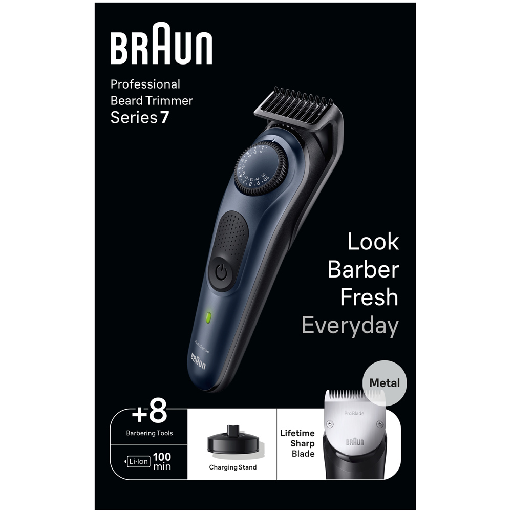Braun Series 7 BT7421 Beard Trimmer Black Image 3