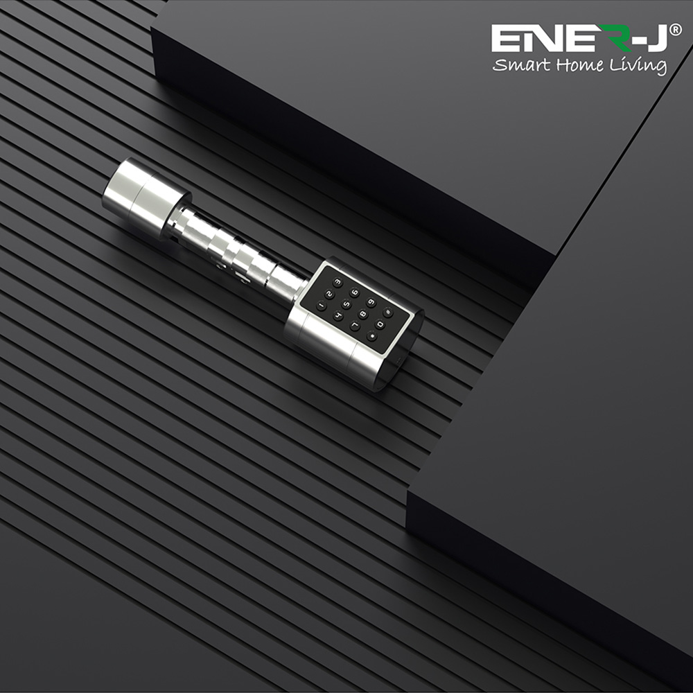Ener-J Silver Smart Adjustable Cylinder Doorlock Image 4