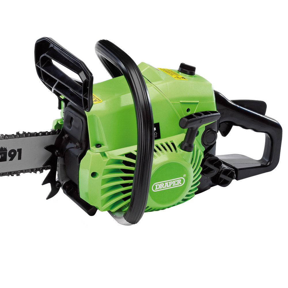 Draper Petrol Chainsaw with Oregon Chain and Bar 400mm 37cc Image 4