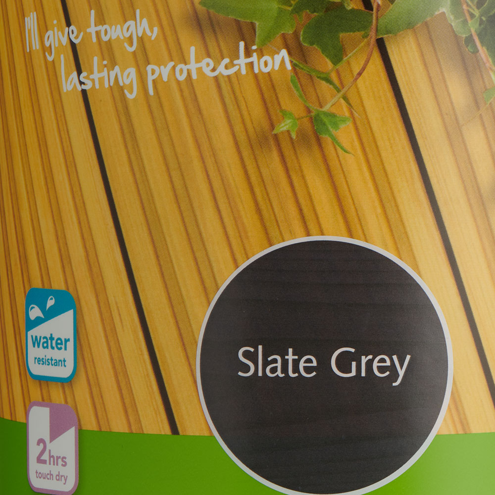 Wilko Anti Slip Slate Grey Decking Stain and Protector 2.5L Image 4