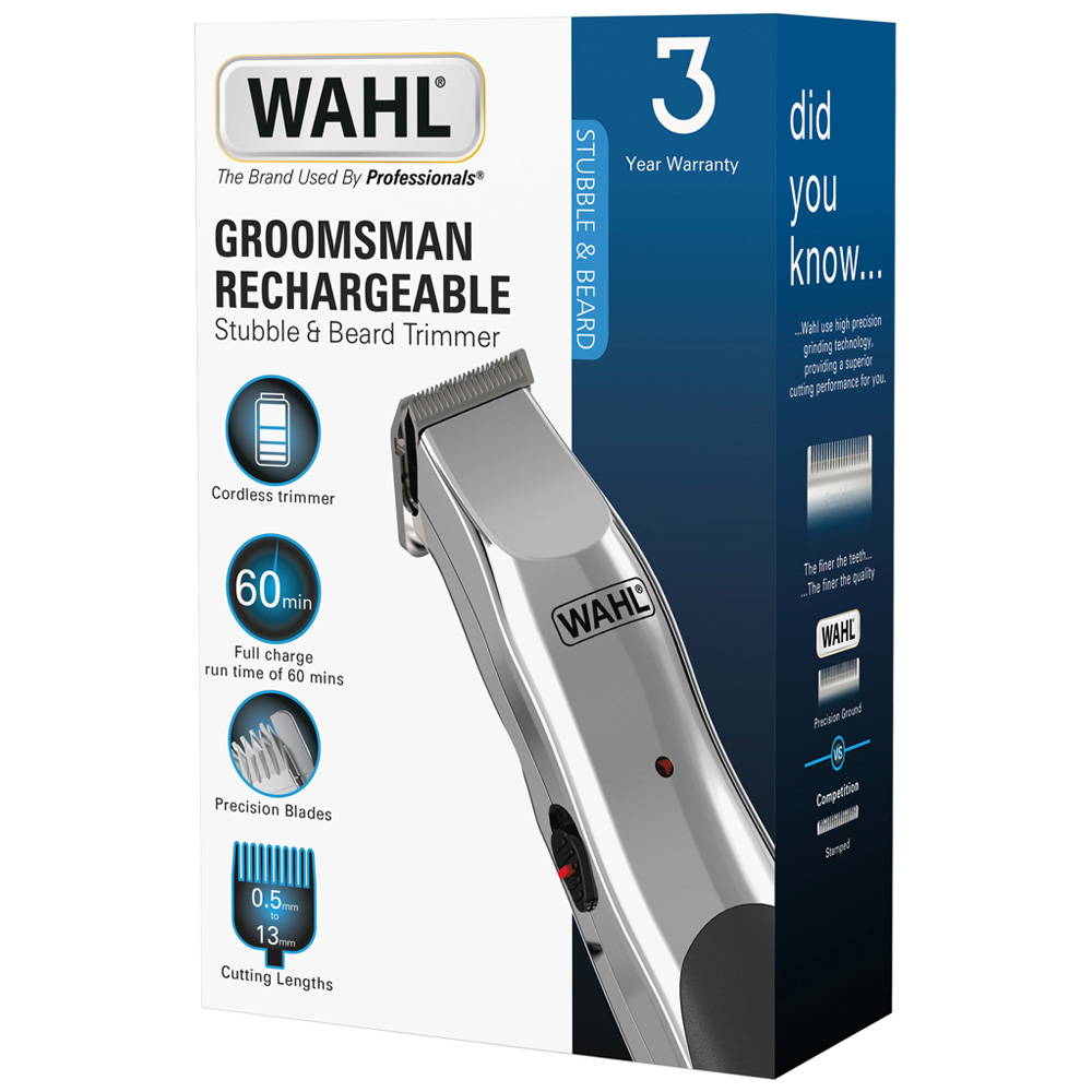 Wahl Groomsman Rechargeable Beard Trimmer Image 5