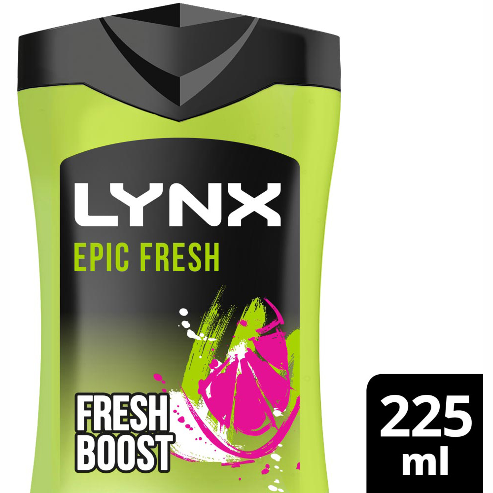 Lynx Shower Gel Epic Fresh 225ml Image 3
