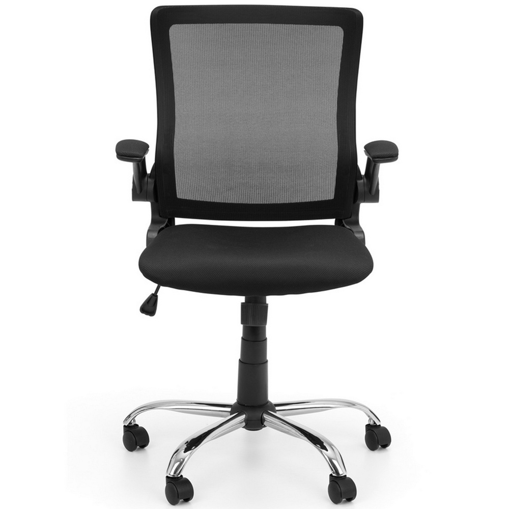 Julian Bowen Imola Black Mesh Swivel Office Chair Image 3