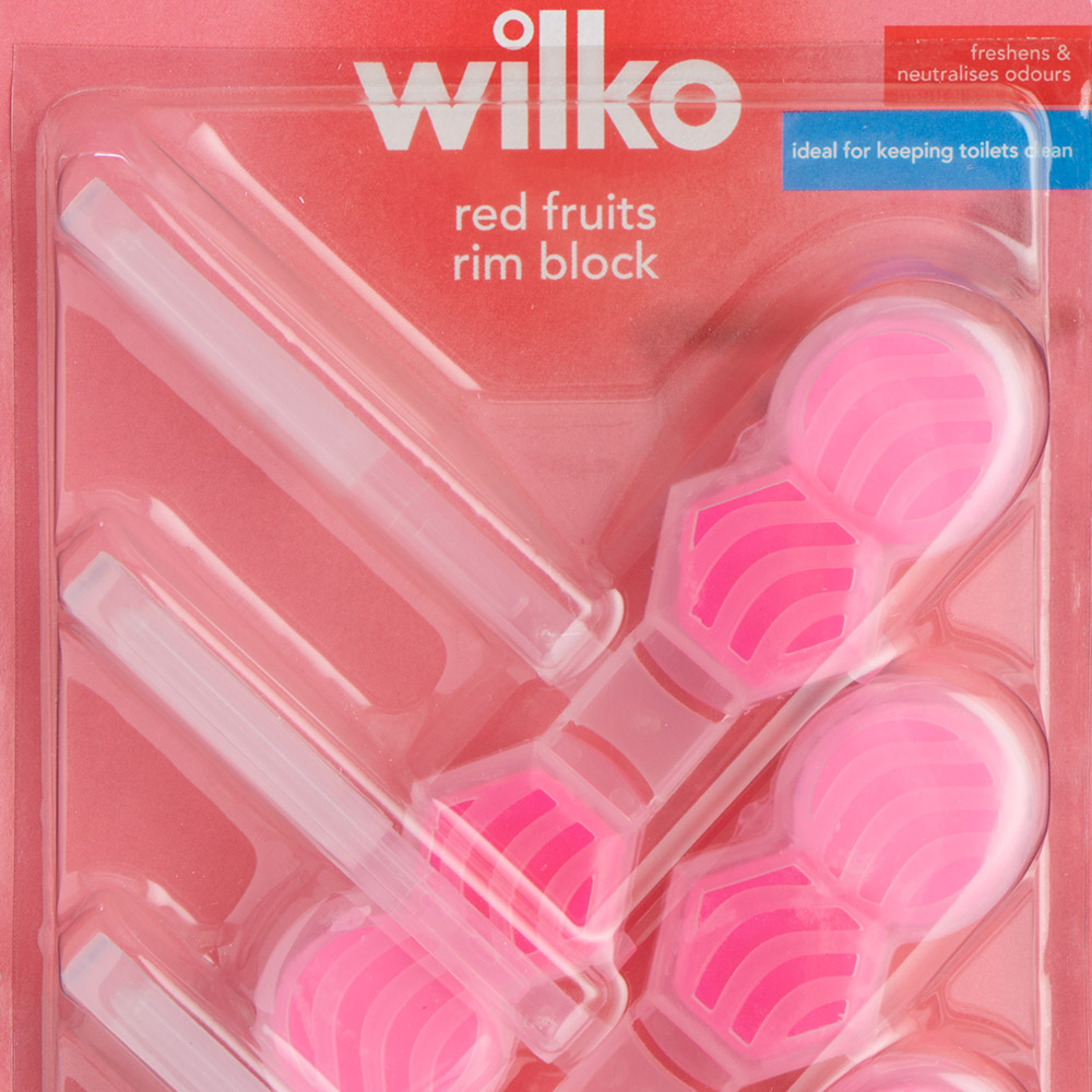 Wilko Flex Red Fruits Rim Block 3 Pack Image 5