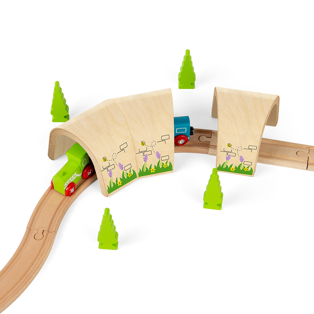 BigJigs Rail Curved Tunnel Image 3