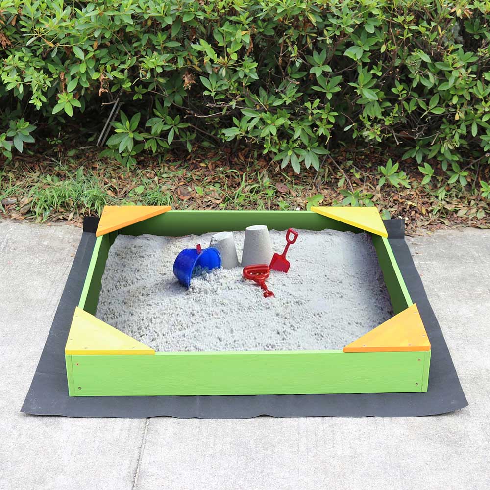 Liberty House Toys Kids Basic Sandpit with Cover Image 2