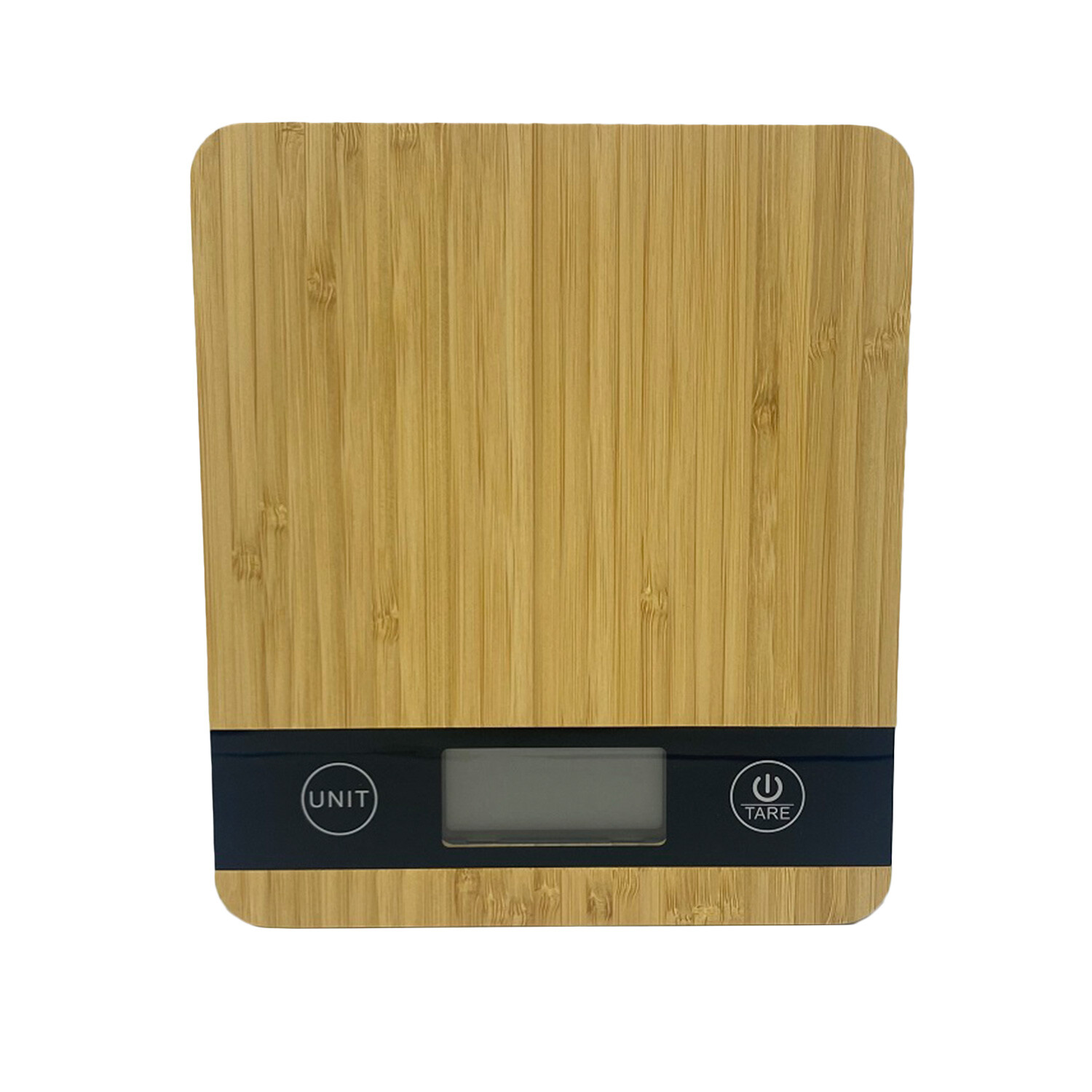 Bamboo Electronic Kitchen Scales - Wood Image 1