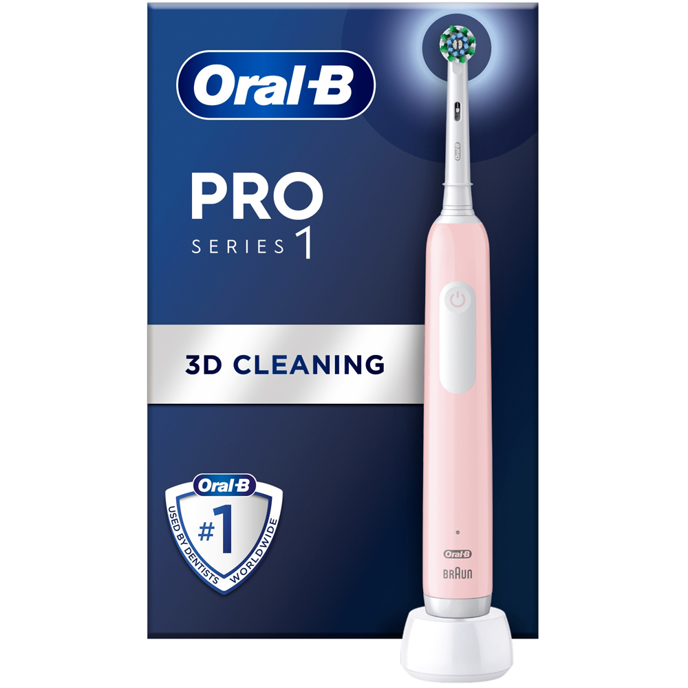 Oral-B Pro Series 1 Cross Action Pink Electric Toothbrush Image 2