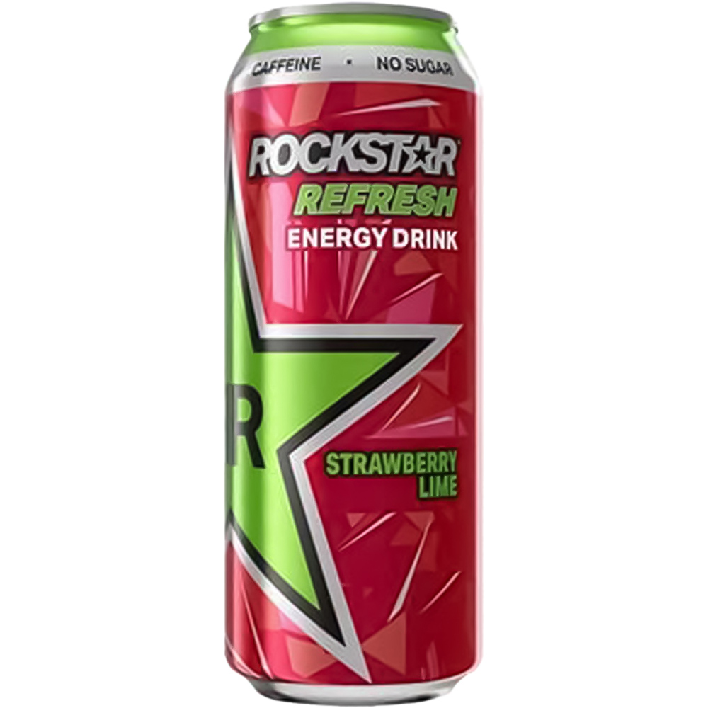 Rockstar Refresh Strawberry Lime Zero Sugar Energy Drink 500ml Image 1