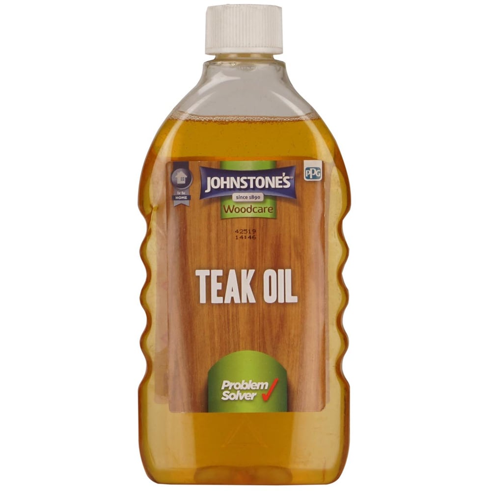 Johnstone's Woodcare Teak Oil 500ml Image 1