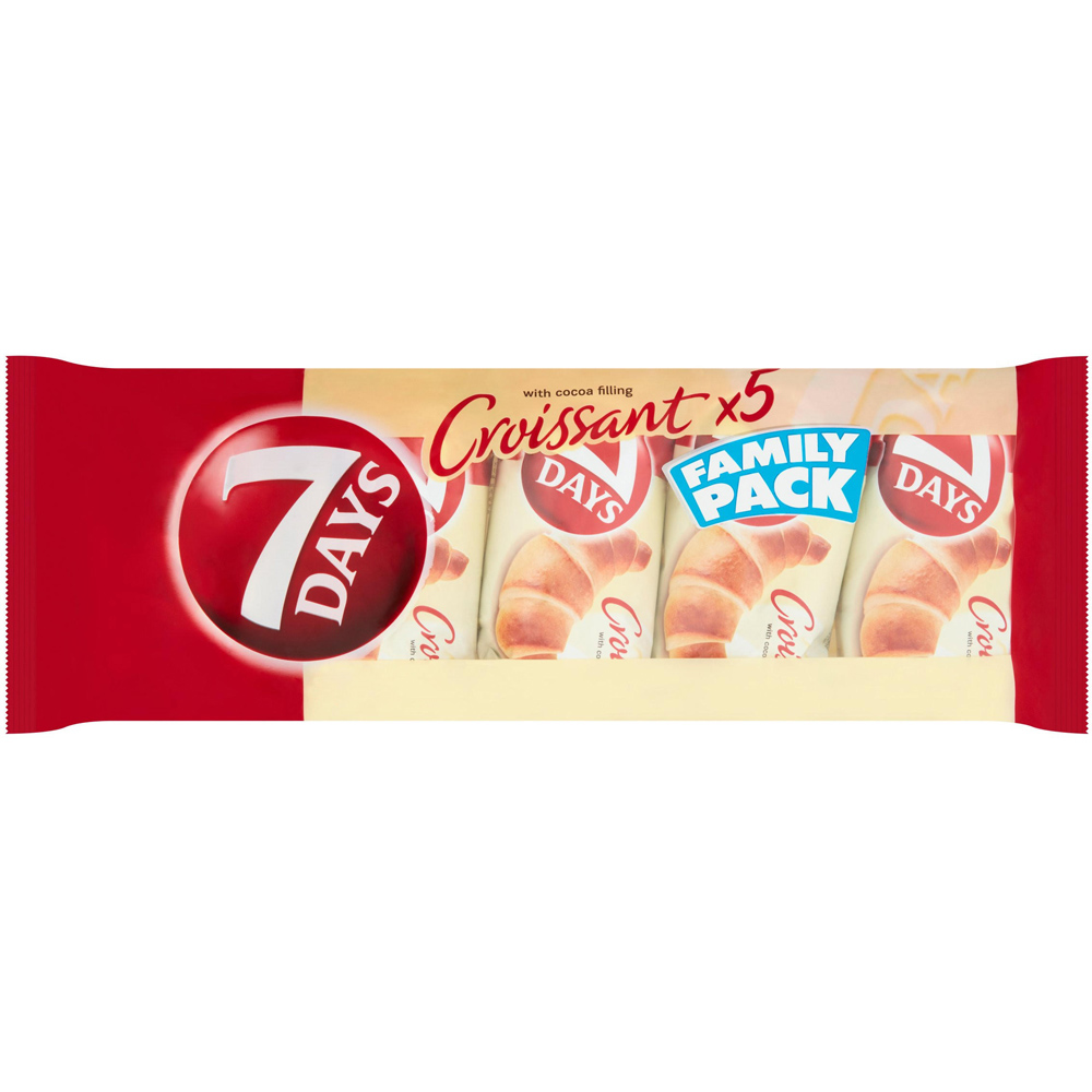 7 Days Cocoa Filling Croissants 5 Pack Image