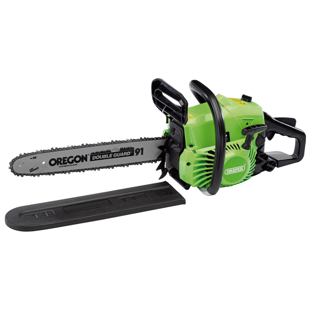 Draper Petrol Chainsaw with Oregon Chain and Bar 400mm 37cc Image 1
