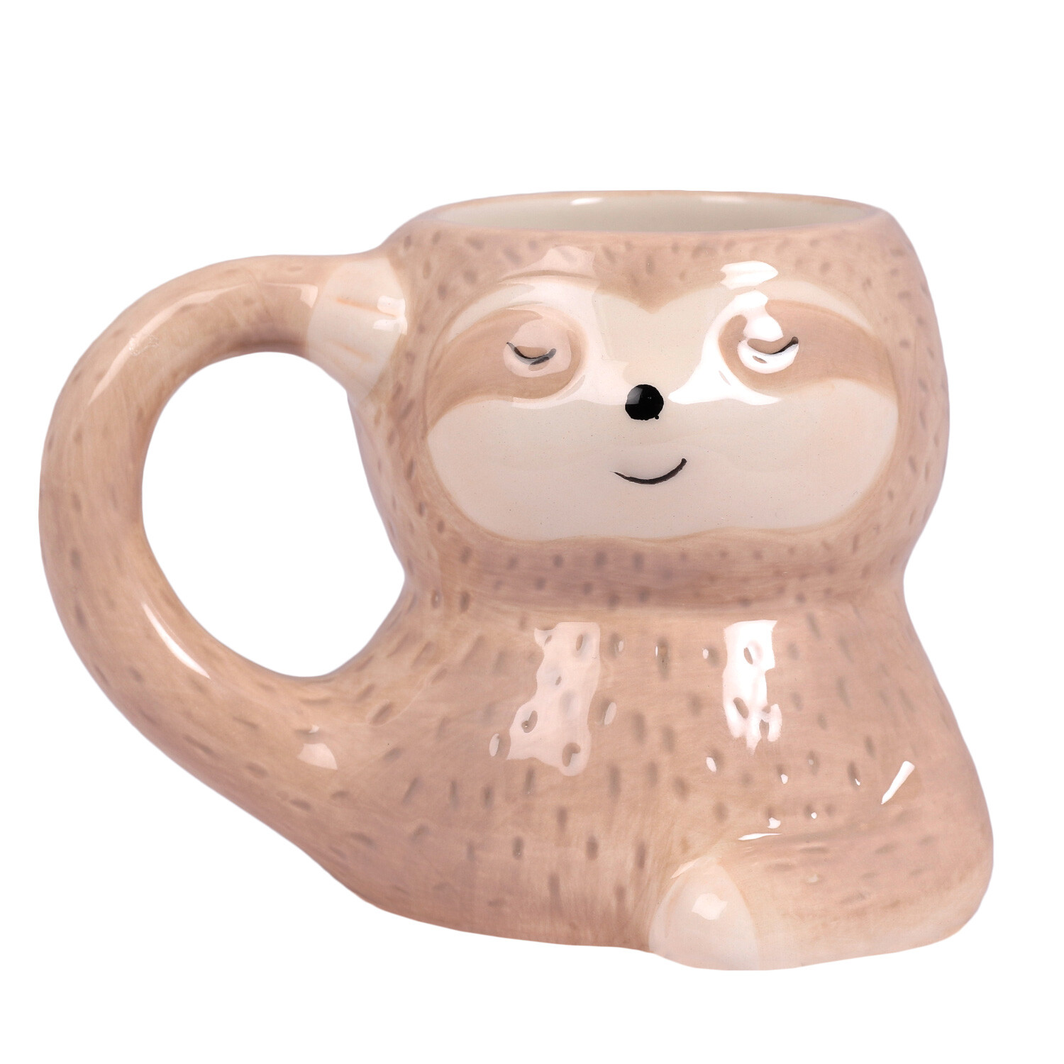 3D Sloth Mug - Brown Image 1