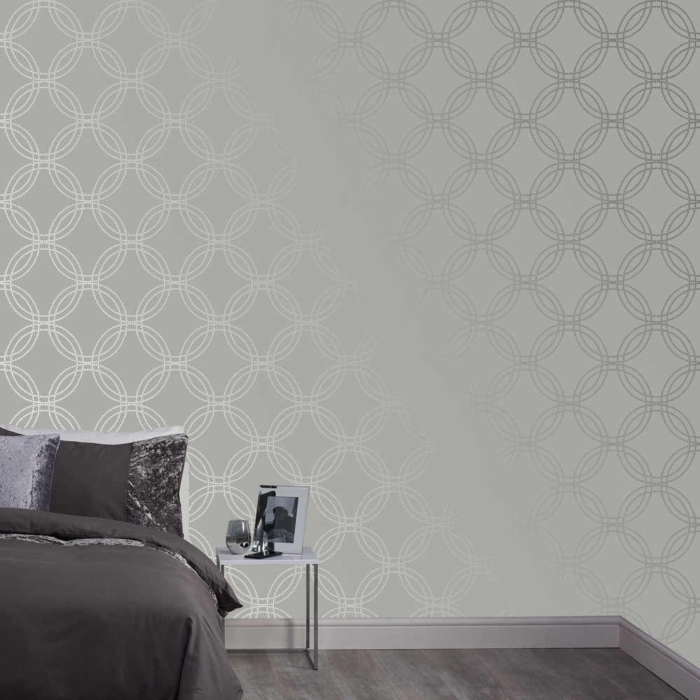 Superfresco Easy Serpentine Grey Wallpaper Image 4