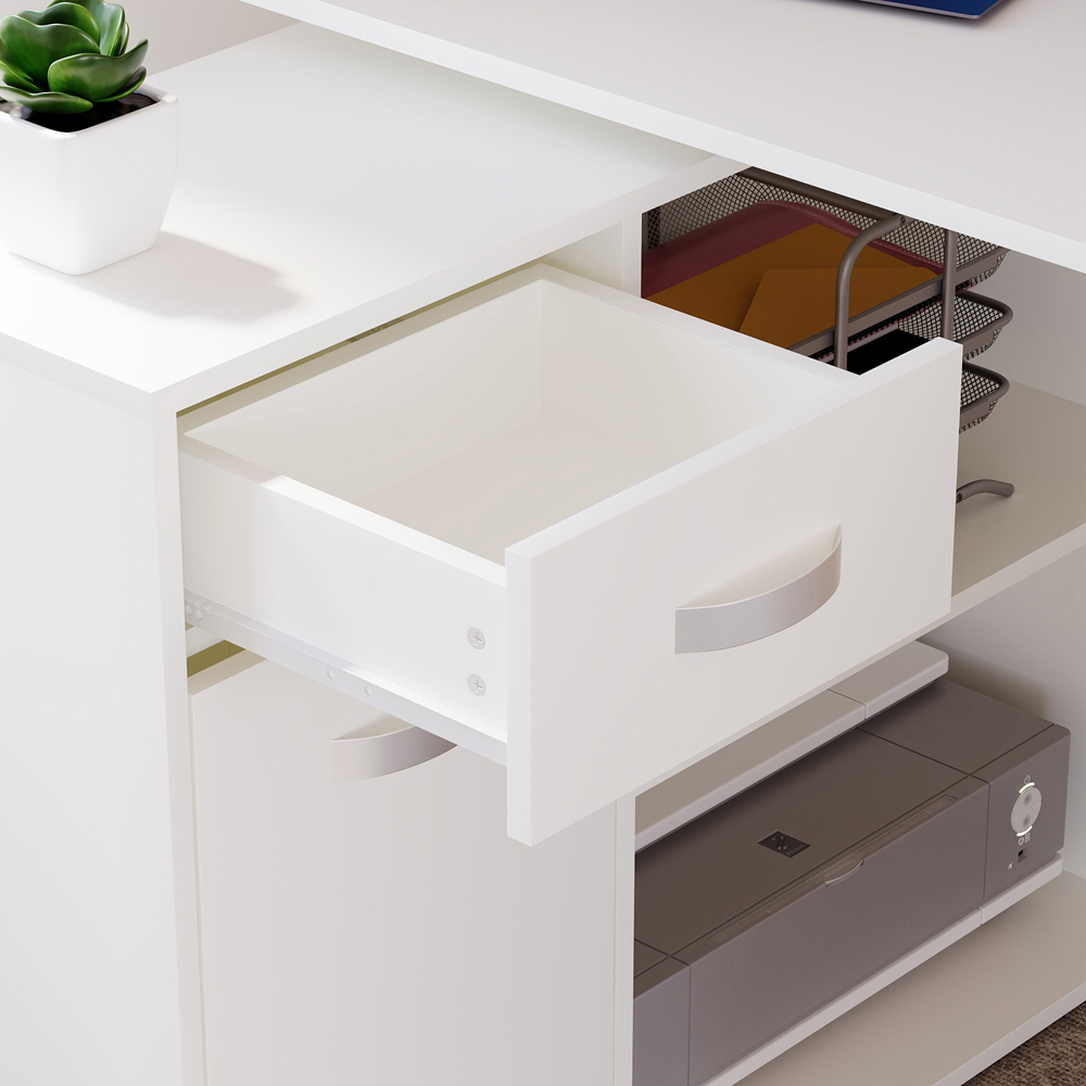 Vida Designs Longton Adjustable Desk White Image 7