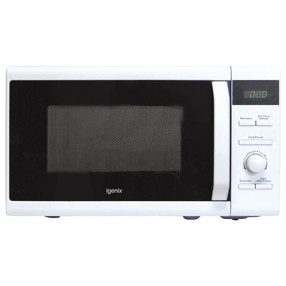 Igenix White 20L 800W Digital Microwave Image 1