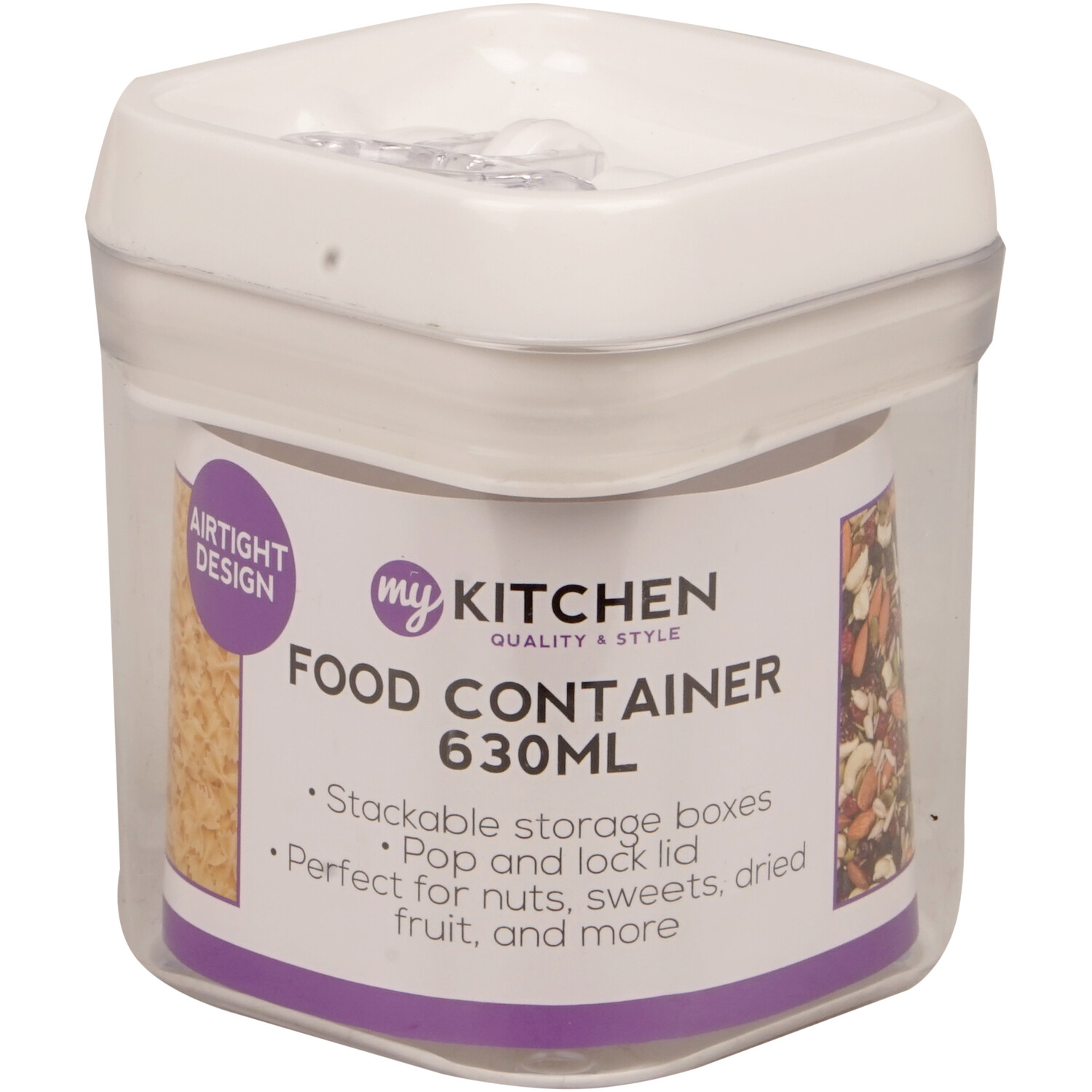 Single MY 630ml Airtight Food Container in Assorted styles Image