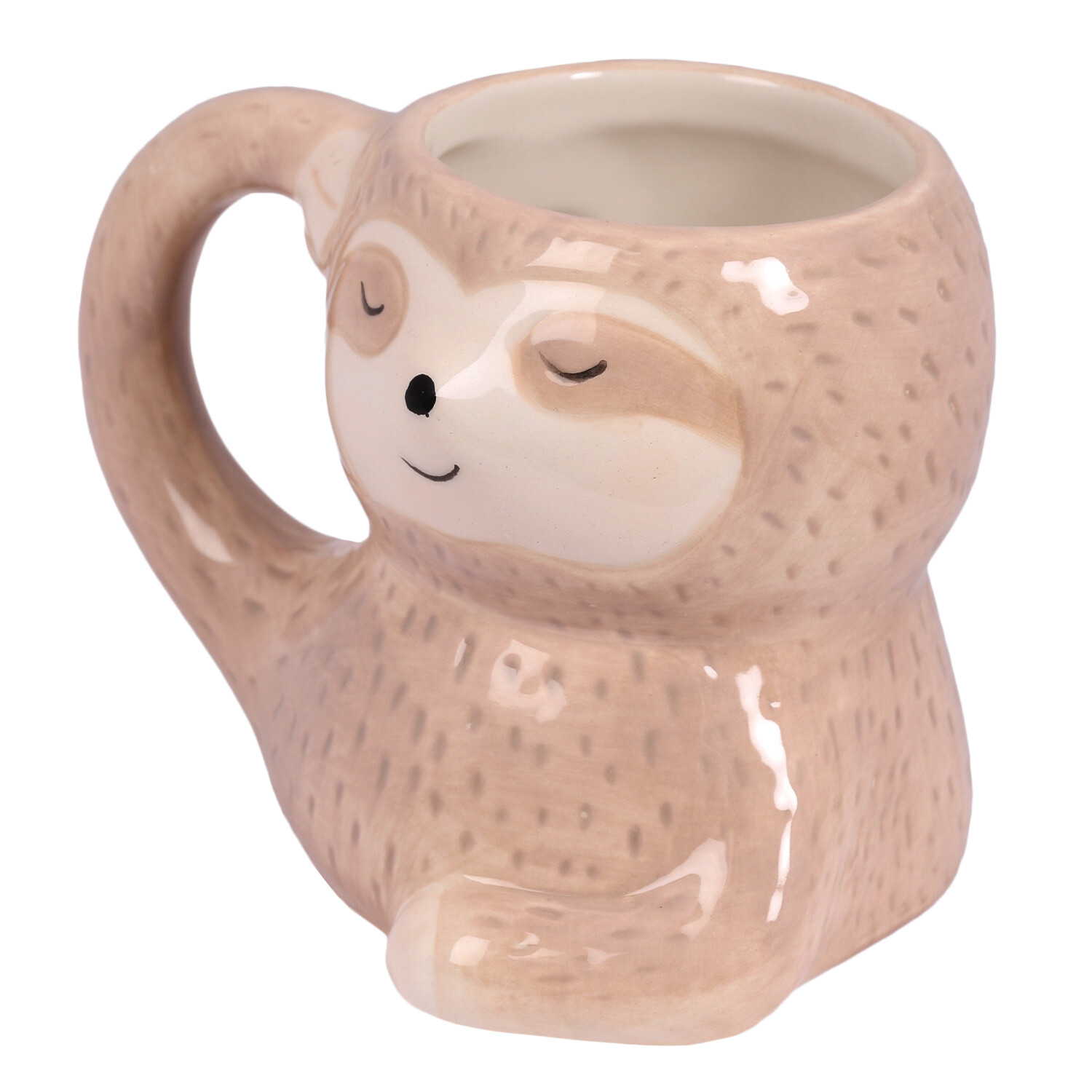 3D Sloth Mug - Brown Image 2