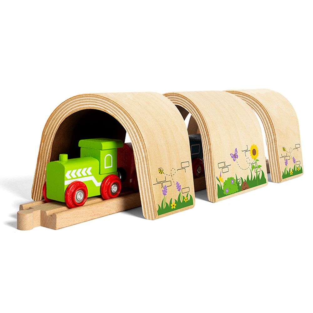 BigJigs Rail Curved Tunnel Image 2