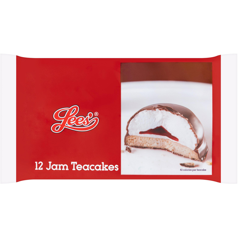 Lees' Jam Teacakes12 Pack Image