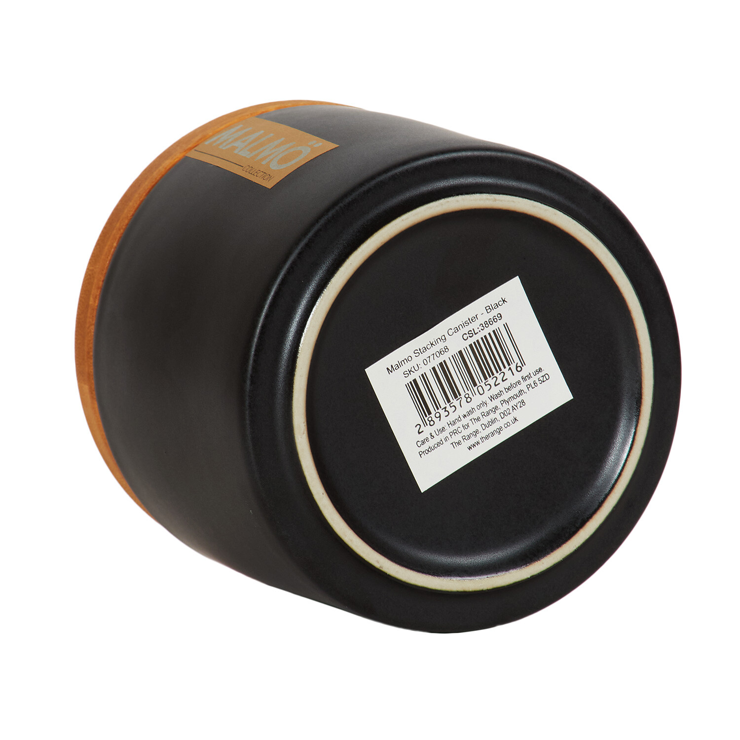 Malmo Stacking Canister - Black Image 5