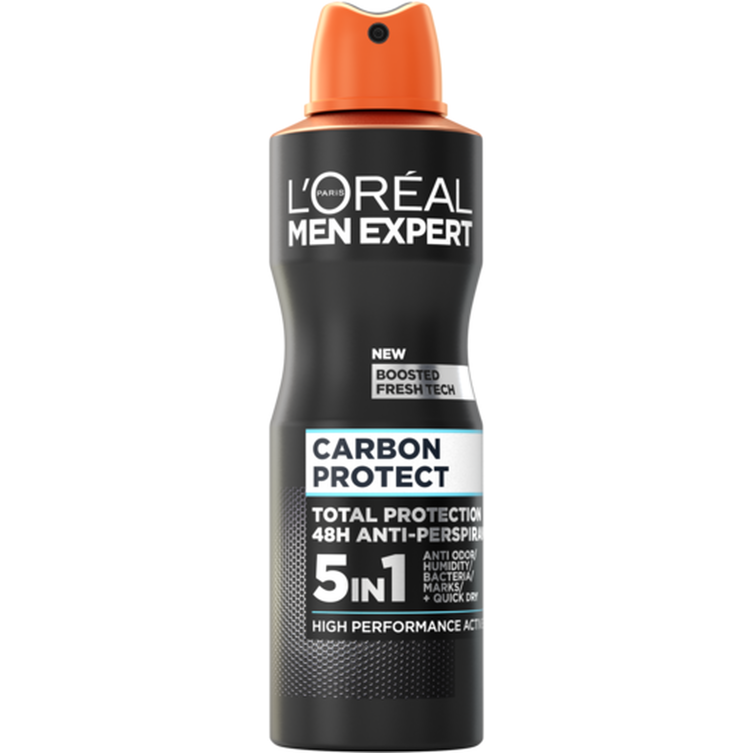 Men Expert Carbon Protect Deodorant 250ml - Black Image 1