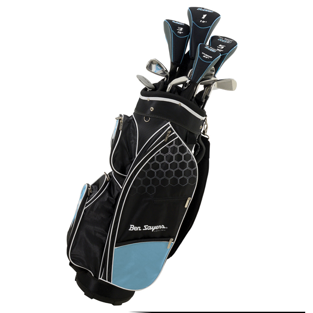 Ben Sayers M8 Package Set with Sky Blue Cart Bag Graphite YRH LRH Image 2
