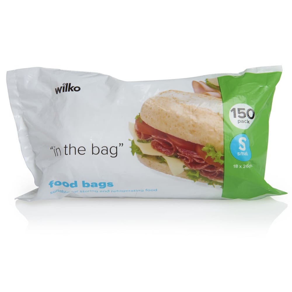 Wilko Food Bags Small 150 Pack Image 1