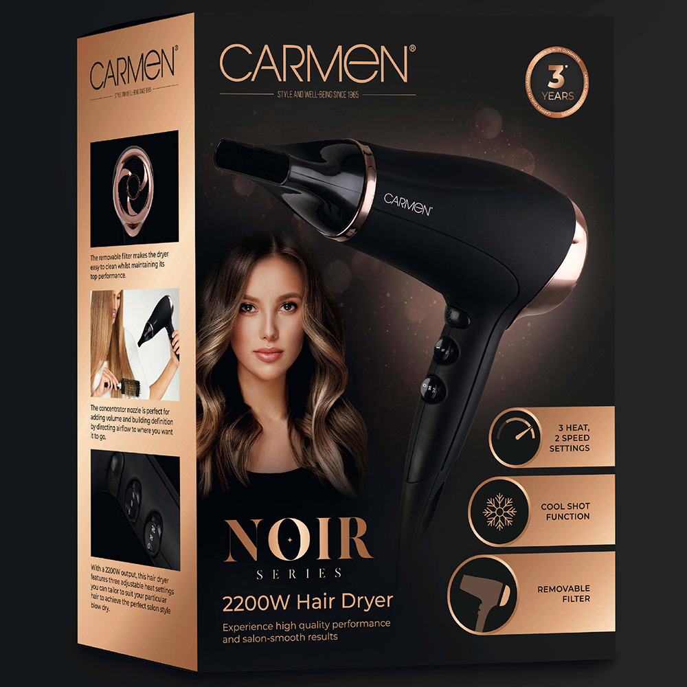 Carmen Noir 2 Hair Dryer Image 2
