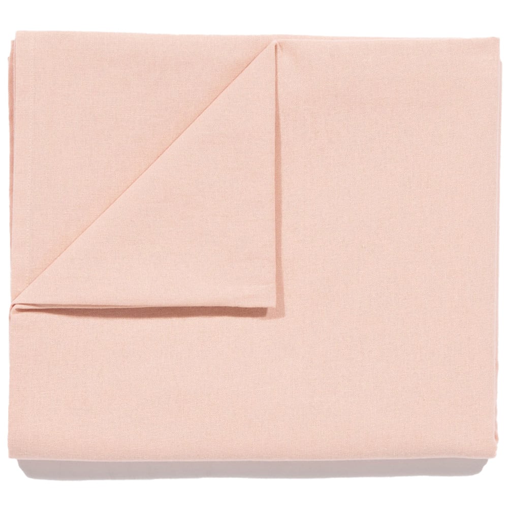 AVON Blush Pink Cotton Tablecloth 140 x 240cm Image 1