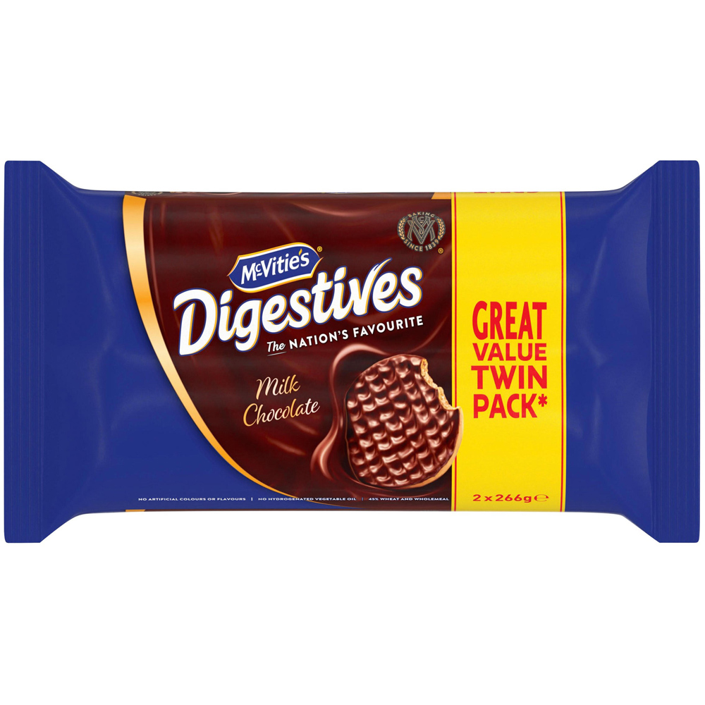 McVitie's Milk Chocolate Digestives 532g Image